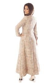 Tweed w/ Ribbon Trims Dress