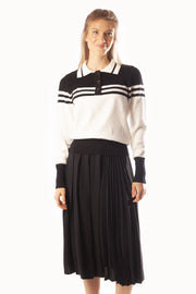 28" Multi Pleated Skirt