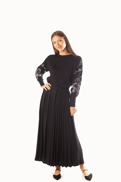 36" Multi Pleated Skirt