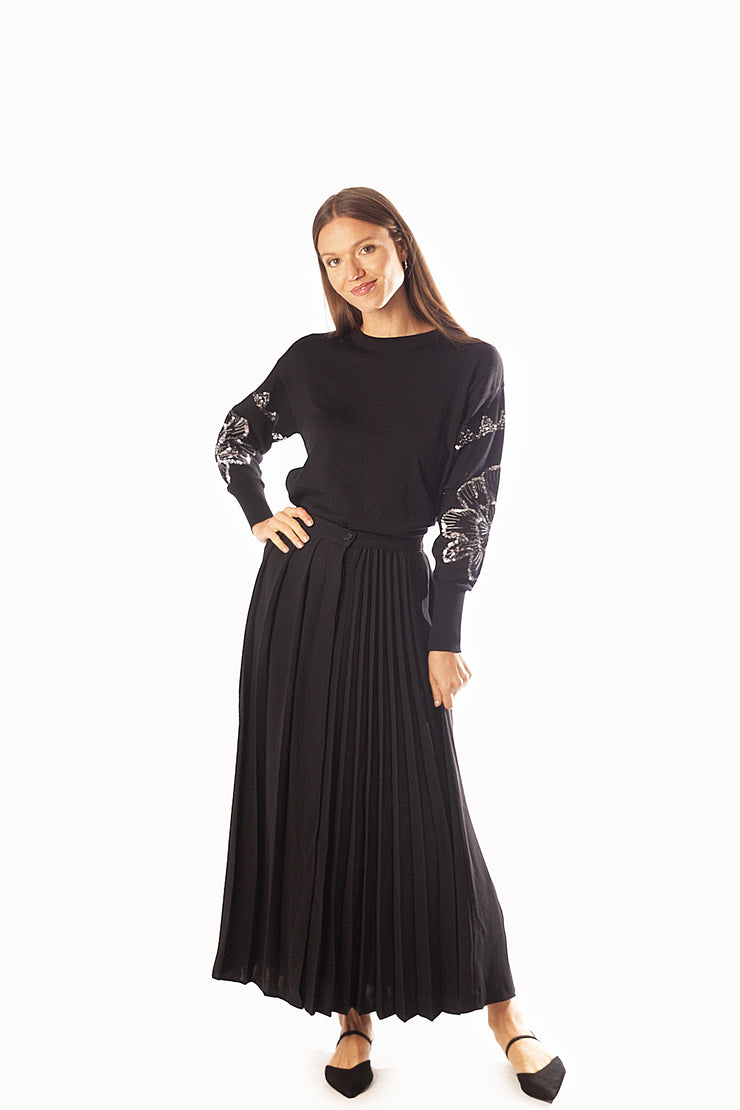 36" Multi Pleated Skirt