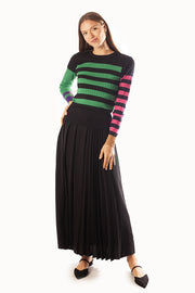 Multi Stripe Ribbed Sweater