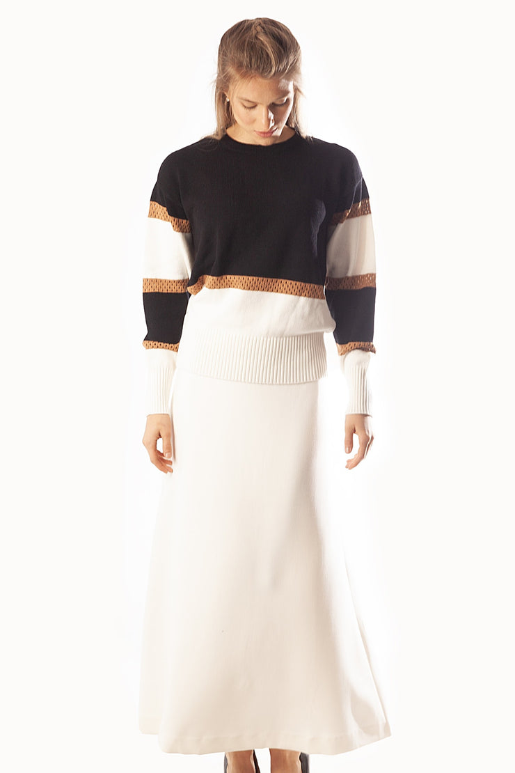 A Line Midi Skirt