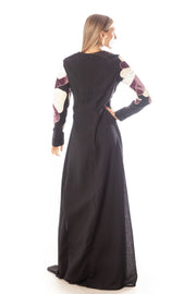 Large Velvet Flower Gown