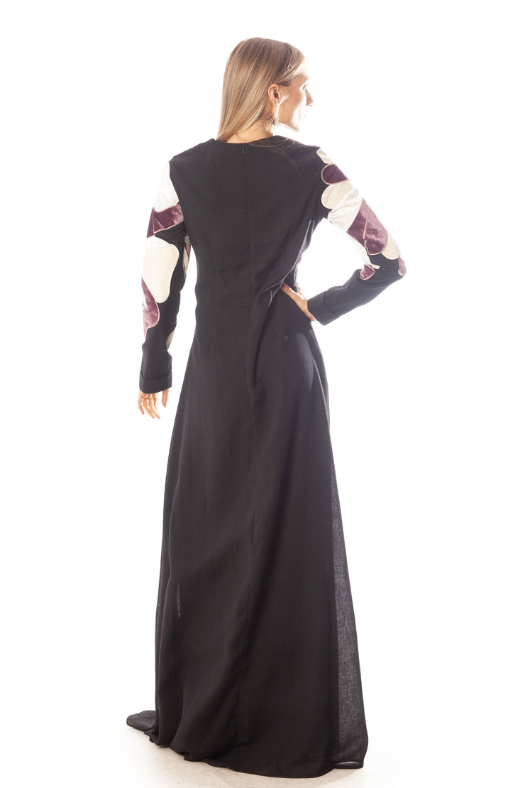 Large Velvet Flower Gown