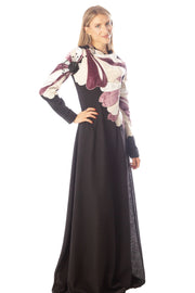 Large Velvet Flower Gown