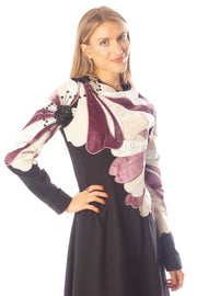 Large Velvet Flower Gown