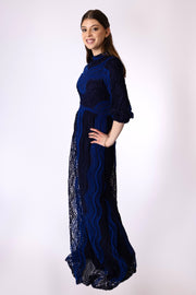 Wave Lace BiColor Gown