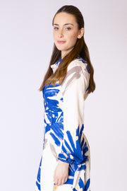 Large Painted Leaves Dress