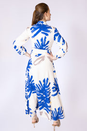 Large Painted Leaves Dress