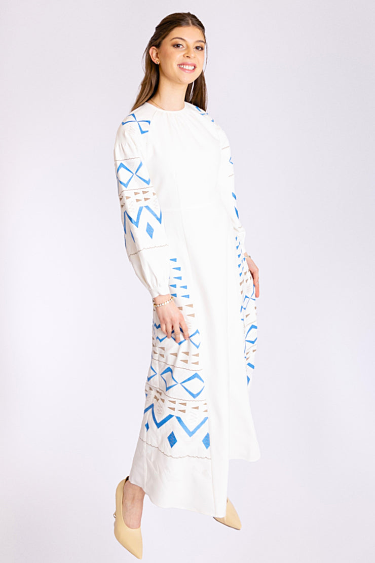 Symmetrical Side Panel Design Dress