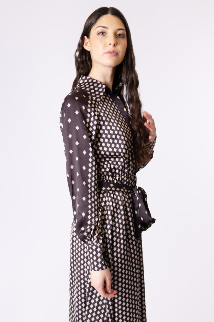 Diamonds Print Dress