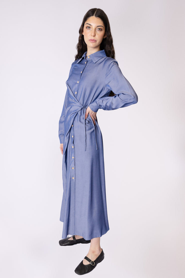 Side Tie Panel Dress