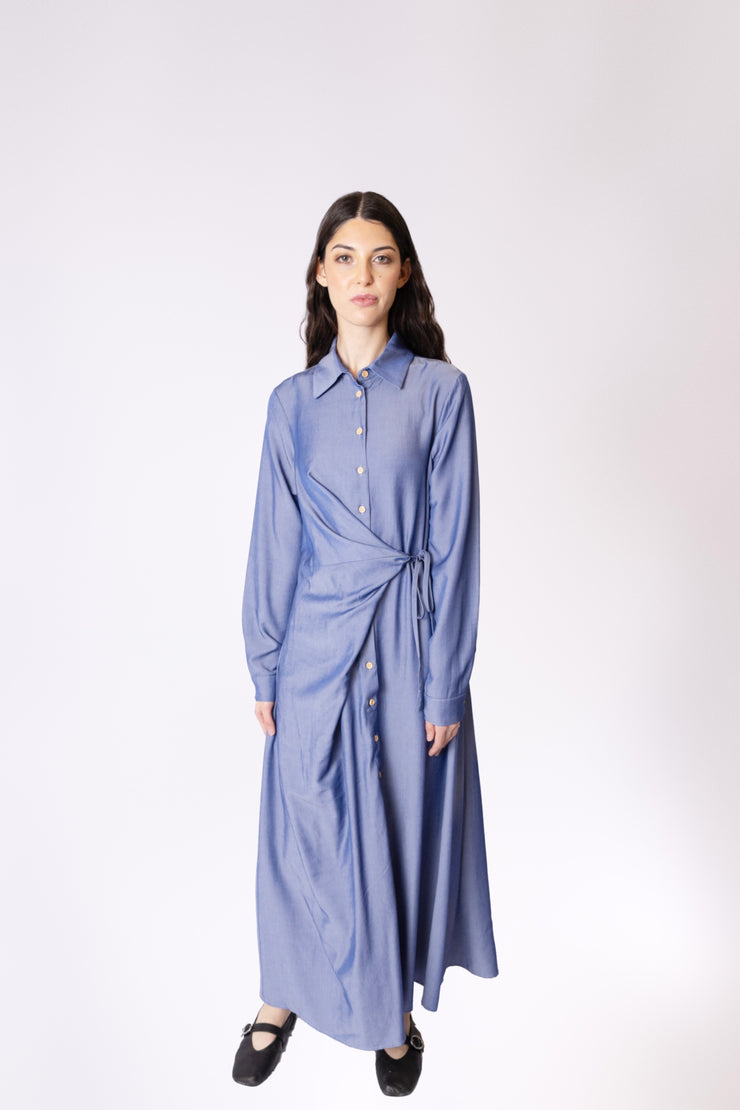 Side Tie Panel Dress