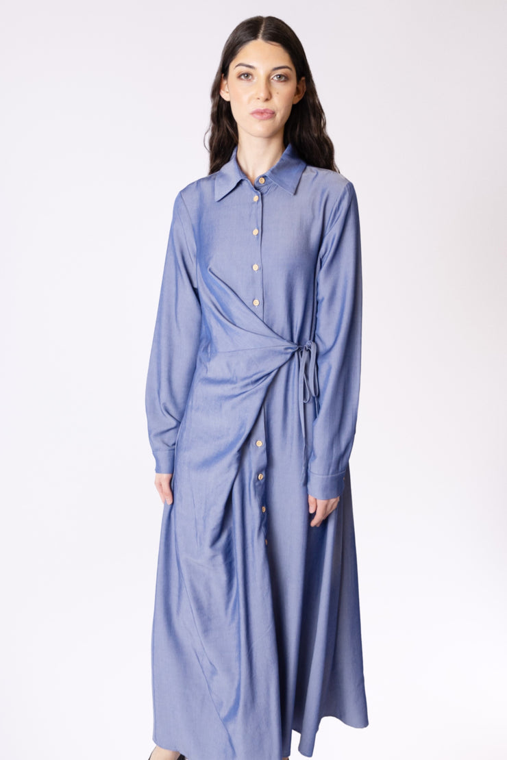 Side Tie Panel Dress