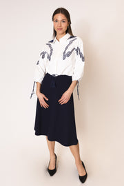 Lightning Cropped Blouse