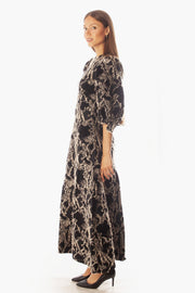 Fit+Flare Specialty Brocade Dress