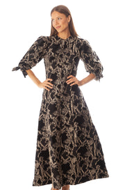 Fit+Flare Specialty Brocade Dress