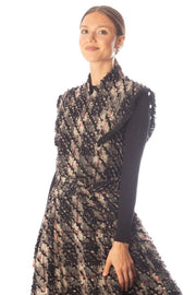 Fringed Plaid Sleeveless Dress