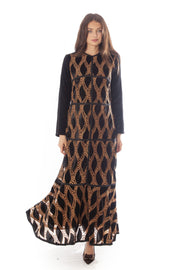 Velvet + Lace Sectional Dress