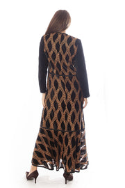 Velvet + Lace Sectional Dress