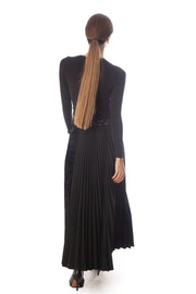 Demi Pleat + Crushed Velvet Skirt