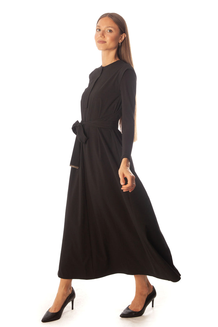 Wrapped Back to Front Vest Dress