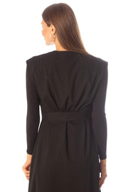 Wrapped Back to Front Vest Dress