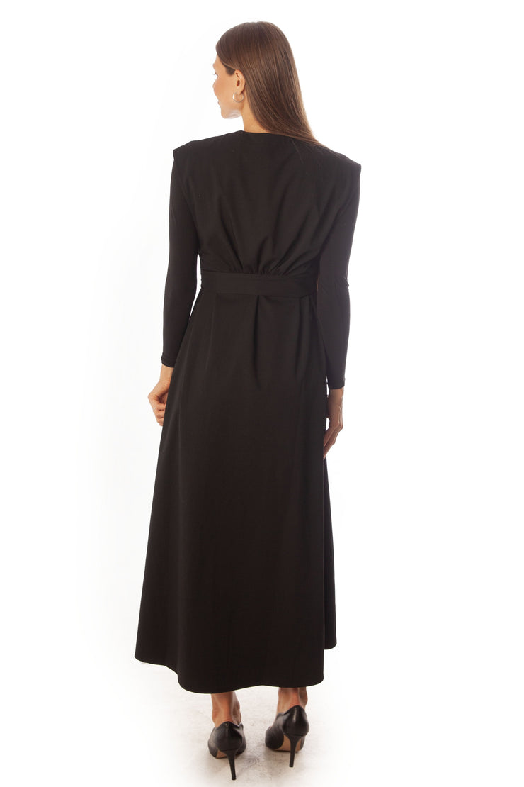 Wrapped Back to Front Vest Dress