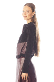 Velvet Bomber Jacket