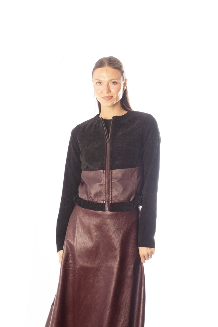 Velvet Bomber Jacket