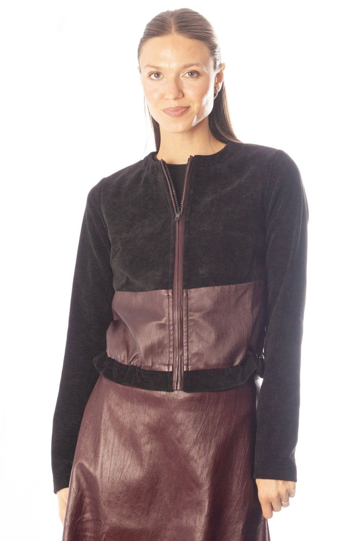 Velvet Bomber Jacket