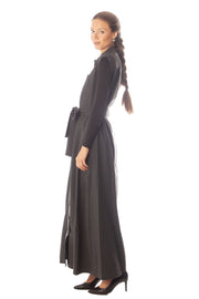 Back Striped Detail Sleeveless Dress