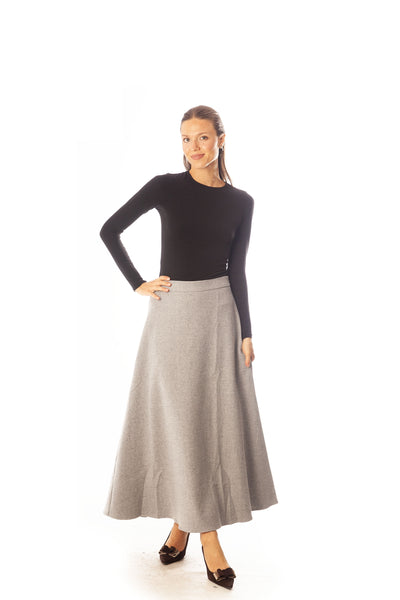 Felty Wool Feel Skirt