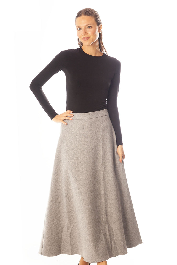 Felty Wool Feel Skirt