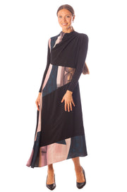 Psychedelic Combo Print Dress