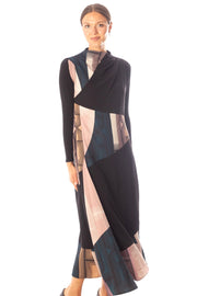 Psychedelic Combo Print Dress