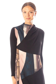 Psychedelic Combo Print Dress