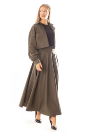 Wide Waist Circle Skirt