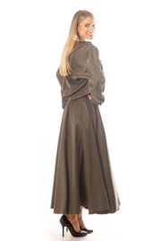 Wide Waist Circle Skirt