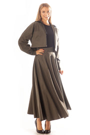 Wide Waist Circle Skirt