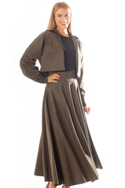 Wide Waist Circle Skirt