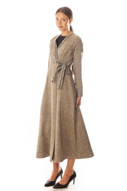 Tweed Side Closure Dress