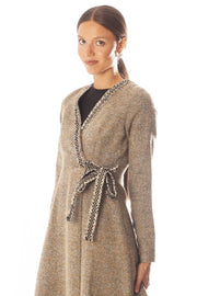 Tweed Side Closure Dress