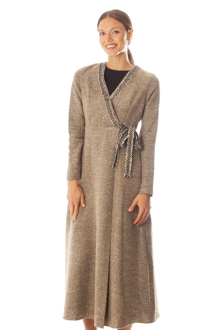 Tweed Side Closure Dress