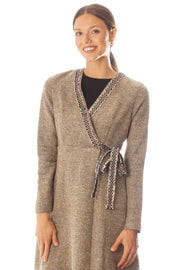 Tweed Side Closure Dress