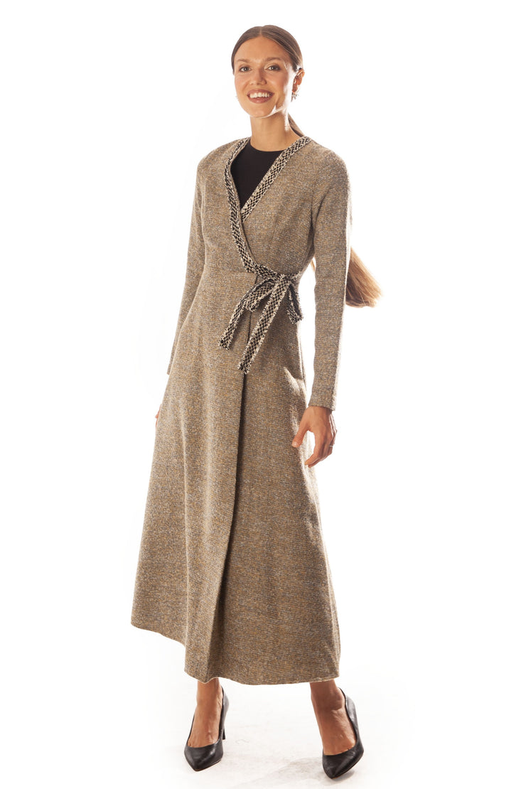Tweed Side Closure Dress