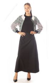 Slits Pockets Straight Skirt