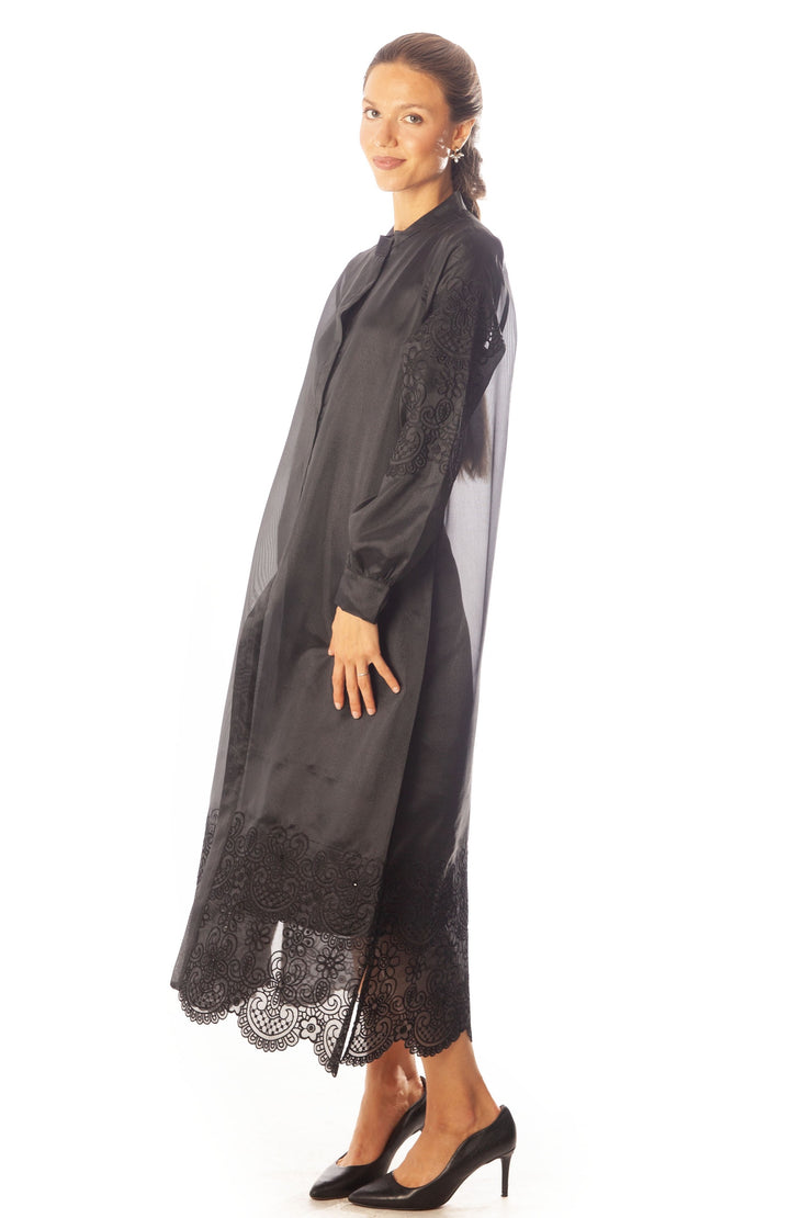 Floral Organza Tunic