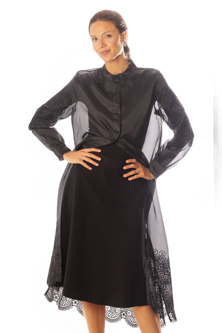 Floral Organza Tunic