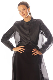 Floral Organza Tunic